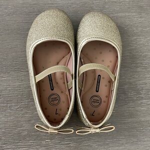 Gold Ballet Shoes for Toddler Girl